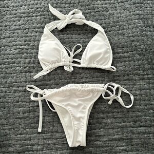 wild fable white bikini